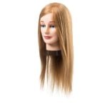 Fryzjerska główka treningowa włosy blond 45-55cm