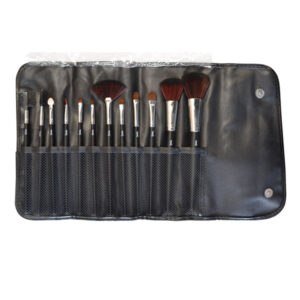 MINTbeauty Zestaw pędzli do makijażu w etui 12szt.